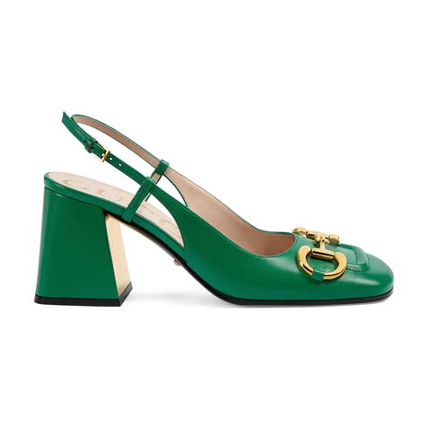 green malika gucci shhoes|gucci slingback shoes for women.